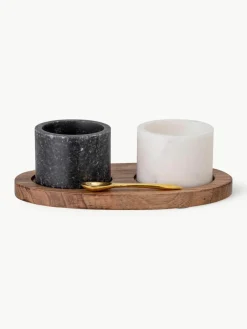 Marmeren opbergpotten Florio, set van 4^Bloomingville Sale