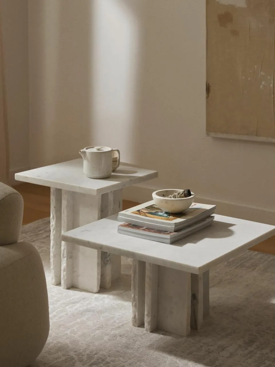 Marmeren salontafel Selene^Westwing Collection Outlet