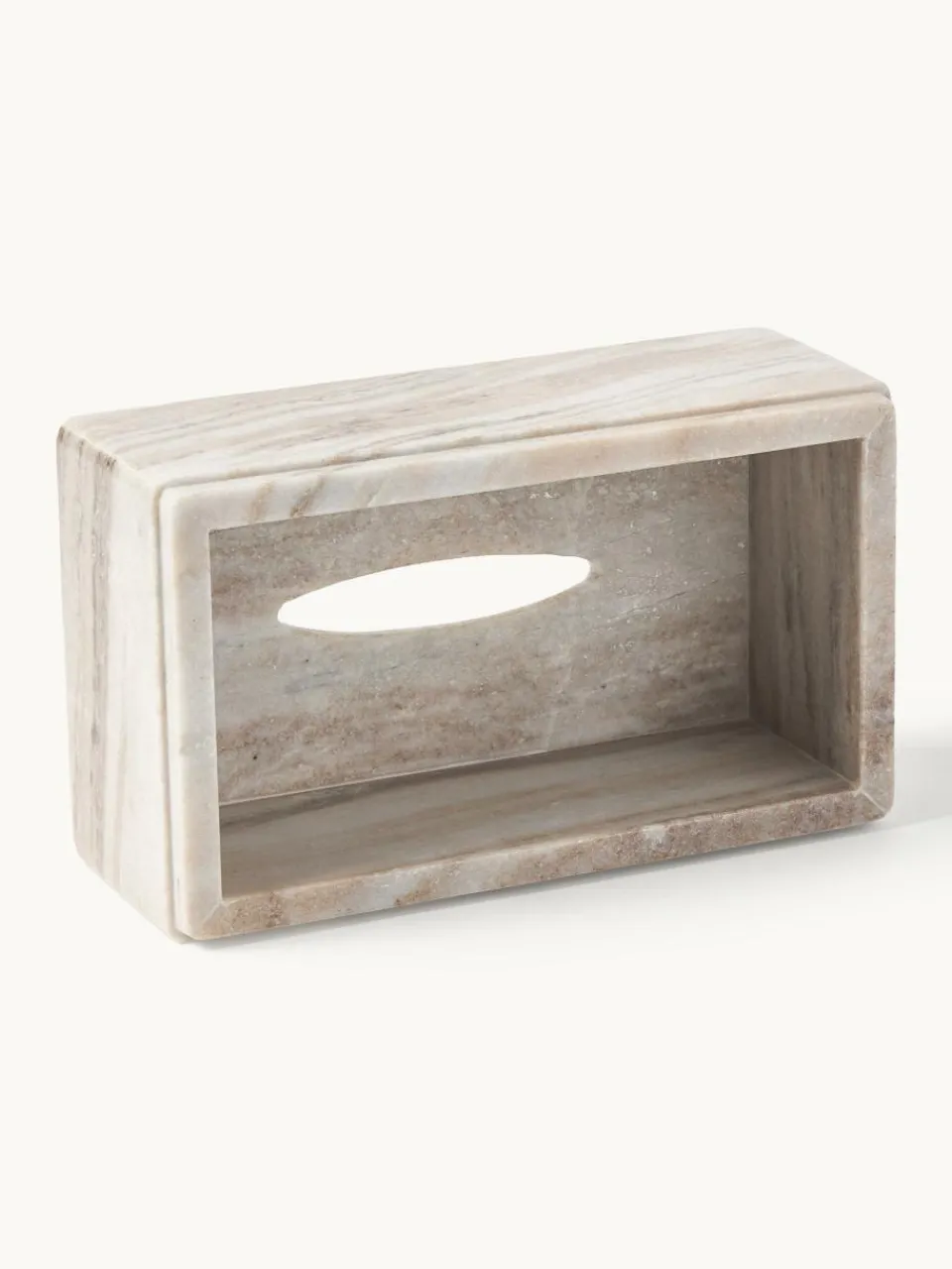 Marmeren tissuebox Simba^Westwing Collection Fashion
