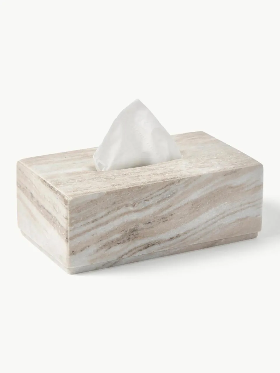 Marmeren tissuebox Simba^Westwing Collection Fashion