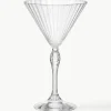 Martini glazen America's Cocktail met groefstructuur, 4 stuks^Westwing Clearance