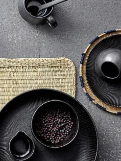 Mat dinerbord Neri met groefstructuur^Bloomingville Sale