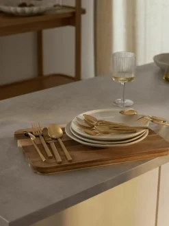 Mat geborstelde bestekset Shine, in verschillende setgroottes^Westwing Collection Sale