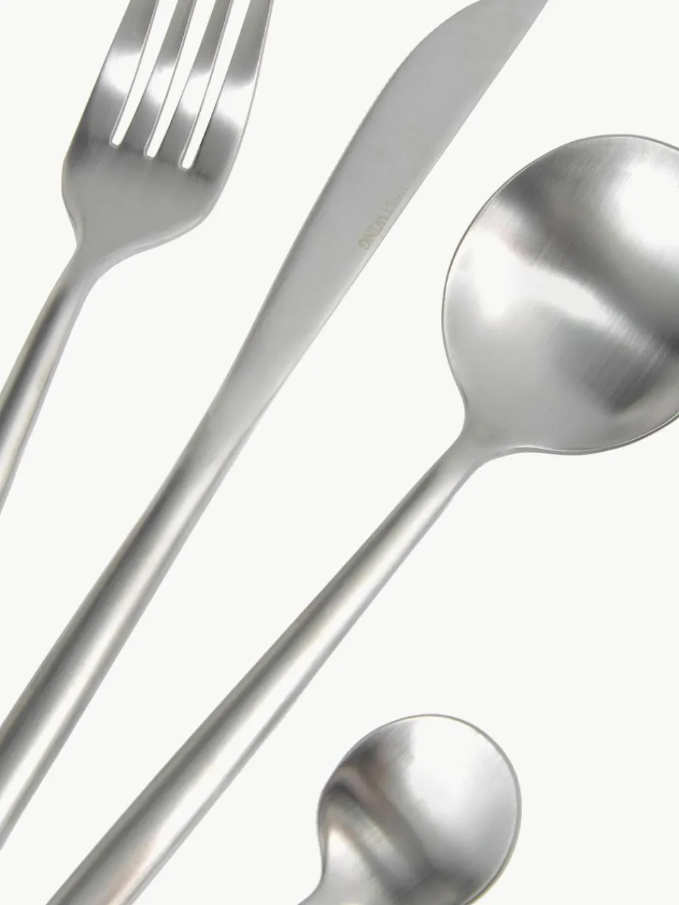 Mat geborstelde bestekset Shimmer, in verschillende setgroottes^Westwing Collection Online