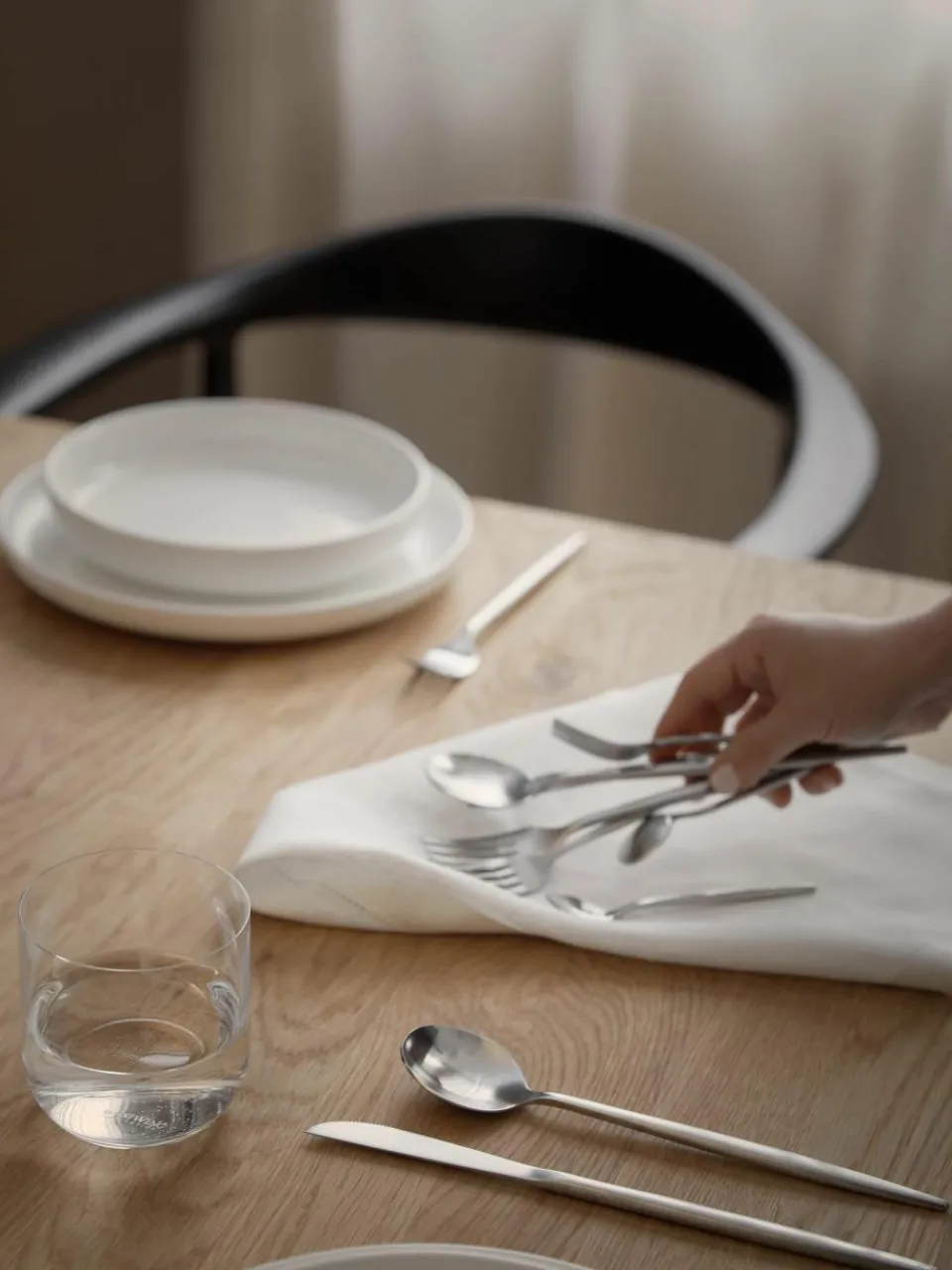 Mat geborstelde bestekset Shimmer, in verschillende setgroottes^Westwing Collection Online