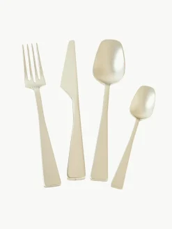 Mat geborstelde bestekset Zest, 6 personen (24-delig)^knIndustrie Clearance
