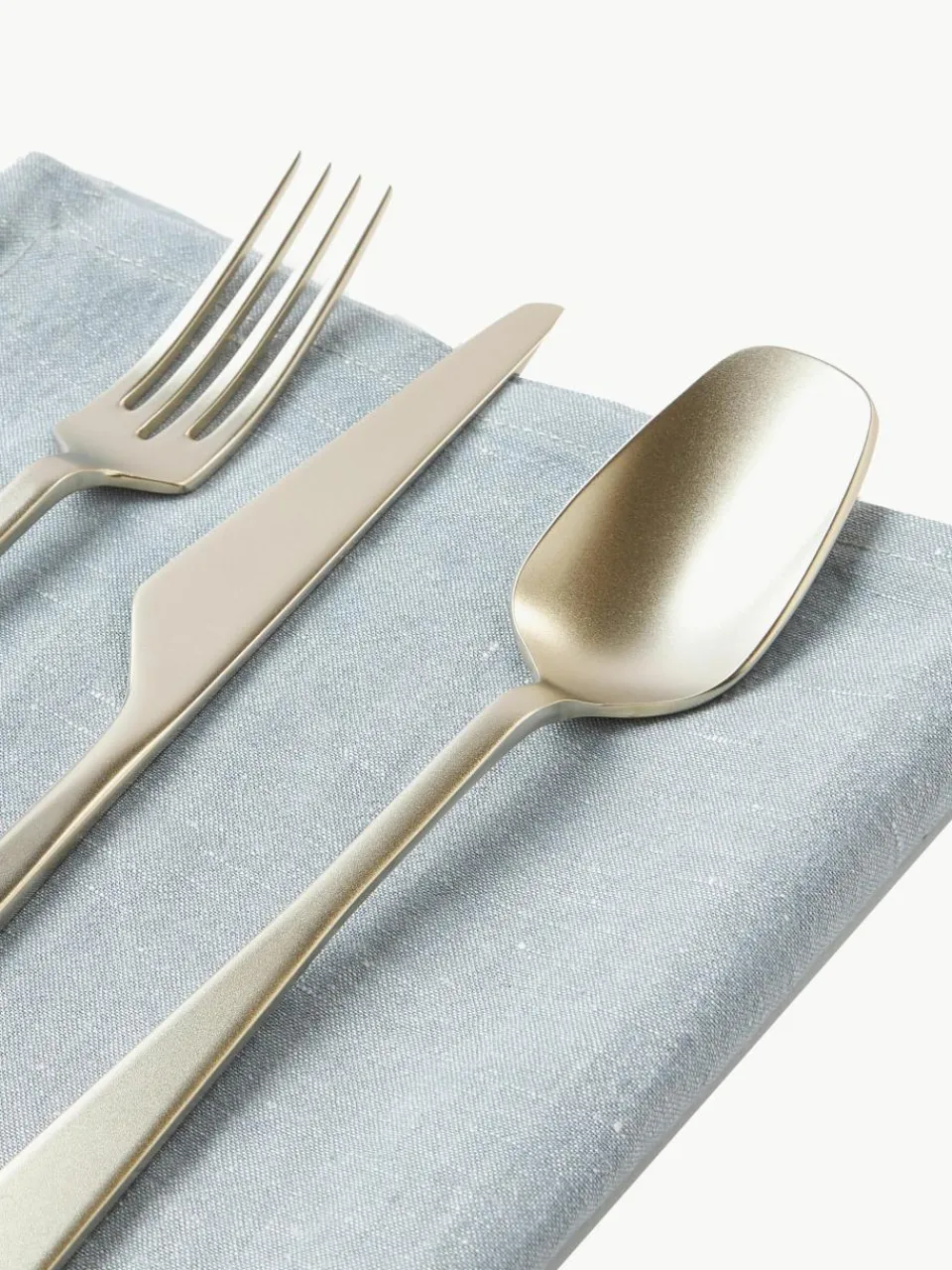 Mat geborstelde bestekset Zest, 6 personen (24-delig)^knIndustrie Clearance
