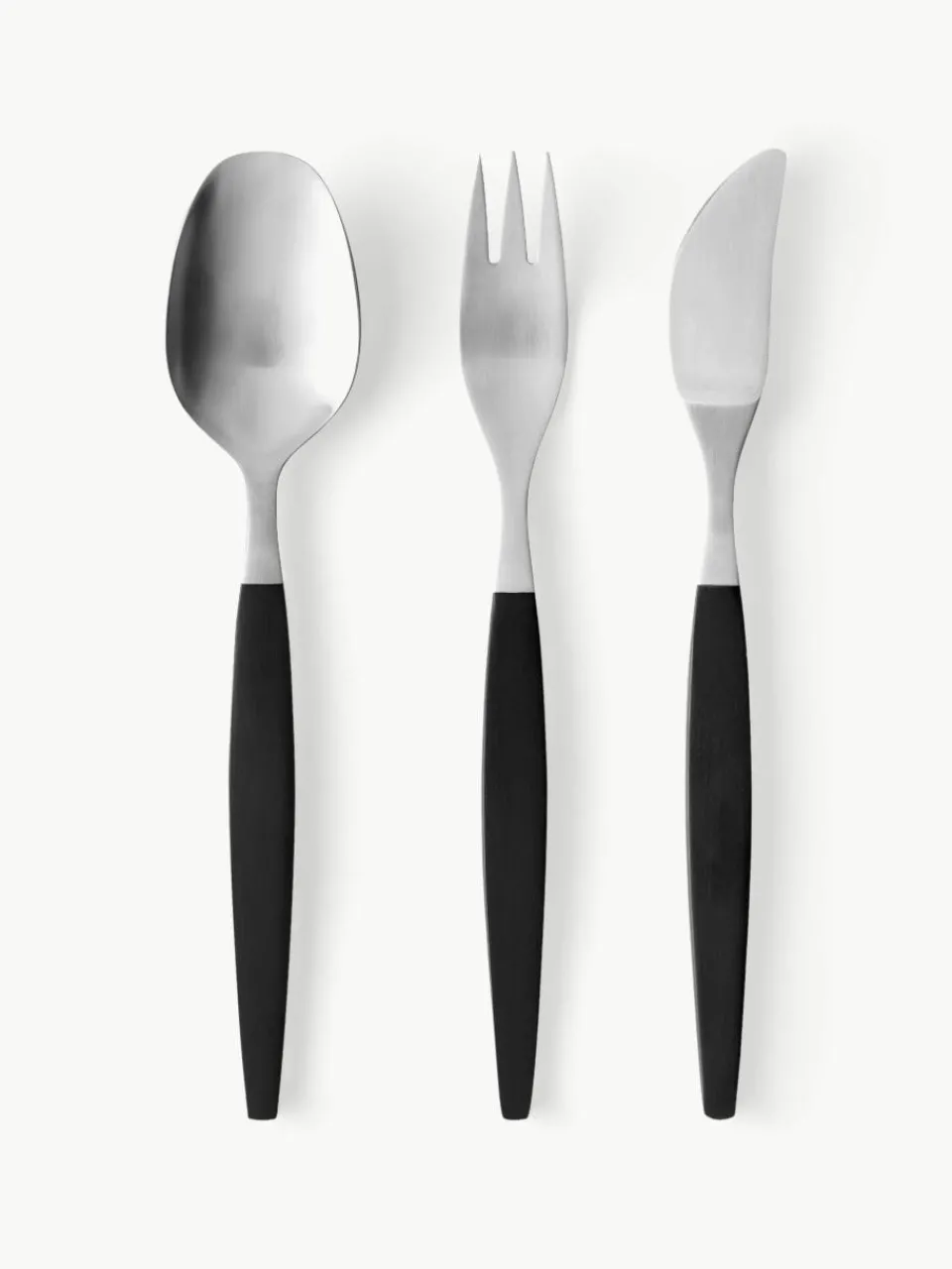 Mat geborstelde bestekset Focus de Luxe, 4 personen (12-delig)^Gense Outlet