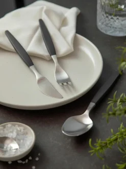 Mat geborstelde bestekset Focus de Luxe, 4 personen (12-delig)^Gense Outlet