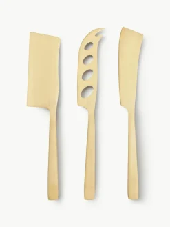 Mat geborstelde kaasmessen Art Cheese, set van 3^Westwing Outlet