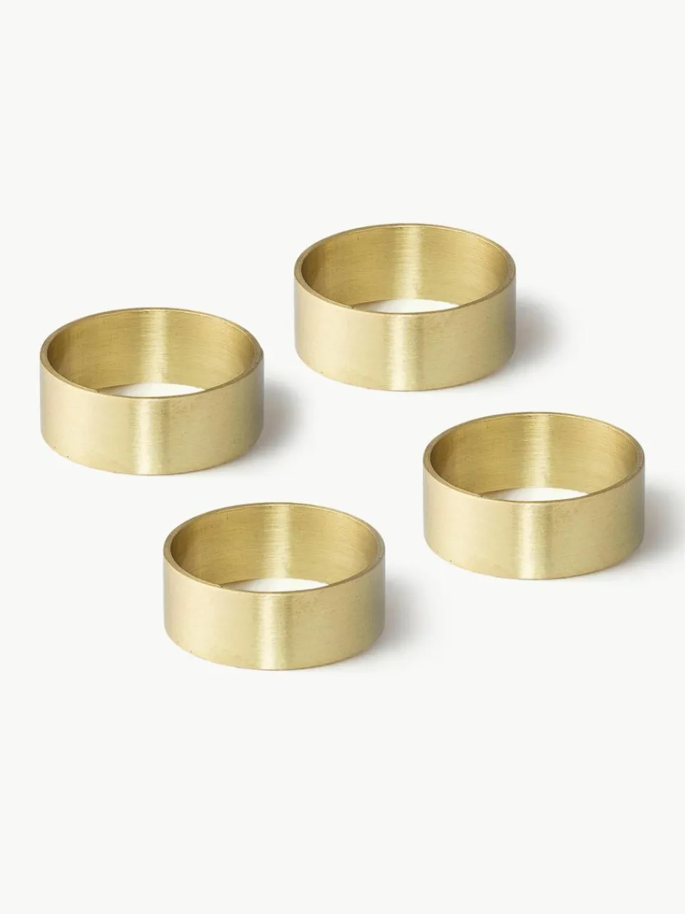 Messing servetringen Ronja, 4 stuks^Bloomingville Best