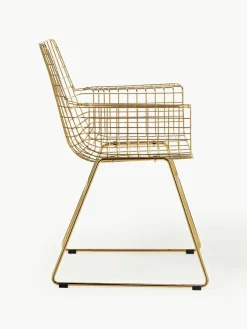 Metalen armstoel Wire^HKLIVING Fashion