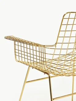 Metalen armstoel Wire^HKLIVING Fashion
