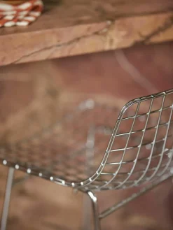 Metalen barstoel Wire^HKLIVING New