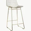 Metalen barstoelen Wire, 2 stuks^HKLIVING Fashion