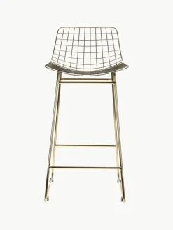 Metalen barstoelen Wire, 2 stuks^HKLIVING Fashion