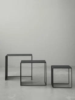 Metalen bijzettafel Cluster, 3-delig^ferm LIVING Hot