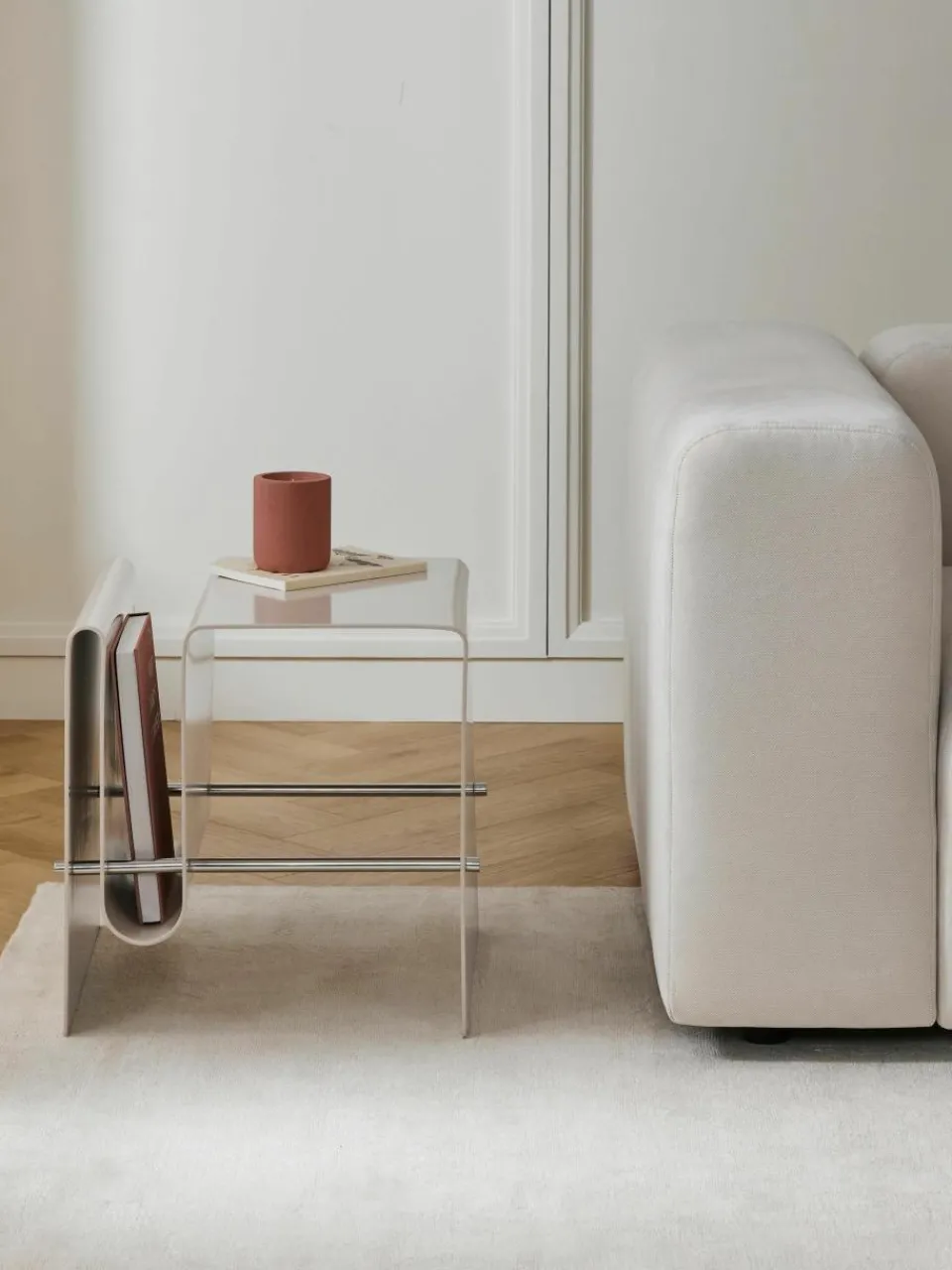 Metalen bijzettafel Julia^Westwing Collection New