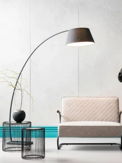 Metalen bijzettafels Wire met glazen blad, set van 2^Kare Design Clearance