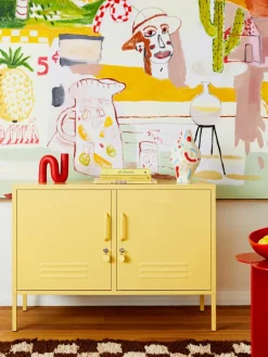 Metalen dressoir The Lowdown^Mustard Made Hot