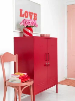 Metalen highboard The Midi^Mustard Made Hot