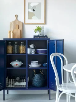 Metalen highboard The Midi^Mustard Made Outlet