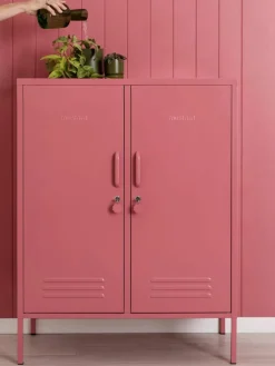 Metalen highboard The Midi^Mustard Made Sale