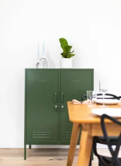 Metalen highboard The Midi^Mustard Made Hot