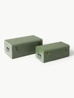 Metalen opbergkisten Jonny, 2-delig^Westwing Collection Sale