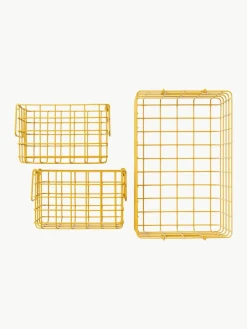 Metalen opbergmanden The Baskets, set van 3^Mustard Made Fashion