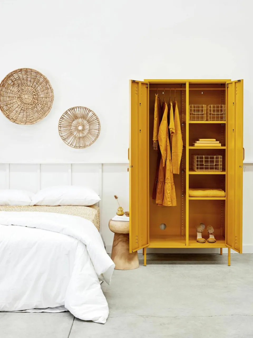 Metalen opbergmanden The Baskets, set van 3^Mustard Made Fashion