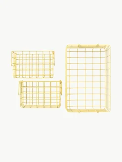 Metalen opbergmanden The Baskets, set van 3^Mustard Made Sale