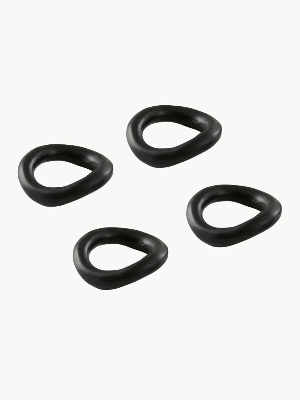 Metalen servetringen Parker, 4 stuks^Jotex Outlet
