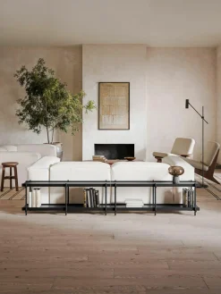 Metalen sidetable Lana^Westwing Collection Hot