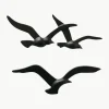 Metalen wandobjecten Birdy in de vorm van vogels, set van 2^Westwing Clearance