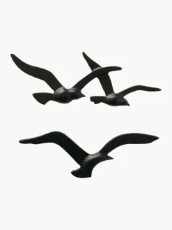 Metalen wandobjecten Birdy in de vorm van vogels, set van 2^Westwing Clearance