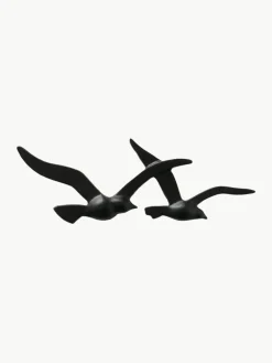 Metalen wandobjecten Birdy in de vorm van vogels, set van 2^Westwing Clearance