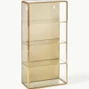 Metalen wandplank Ada met glazen planken en glazen deur^Nordal Sale