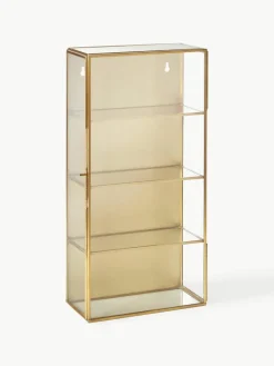 Metalen wandplank Ada met glazen planken en glazen deur^Nordal Sale
