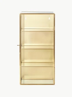 Metalen wandplank Ada met glazen planken en glazen deur^Nordal Sale