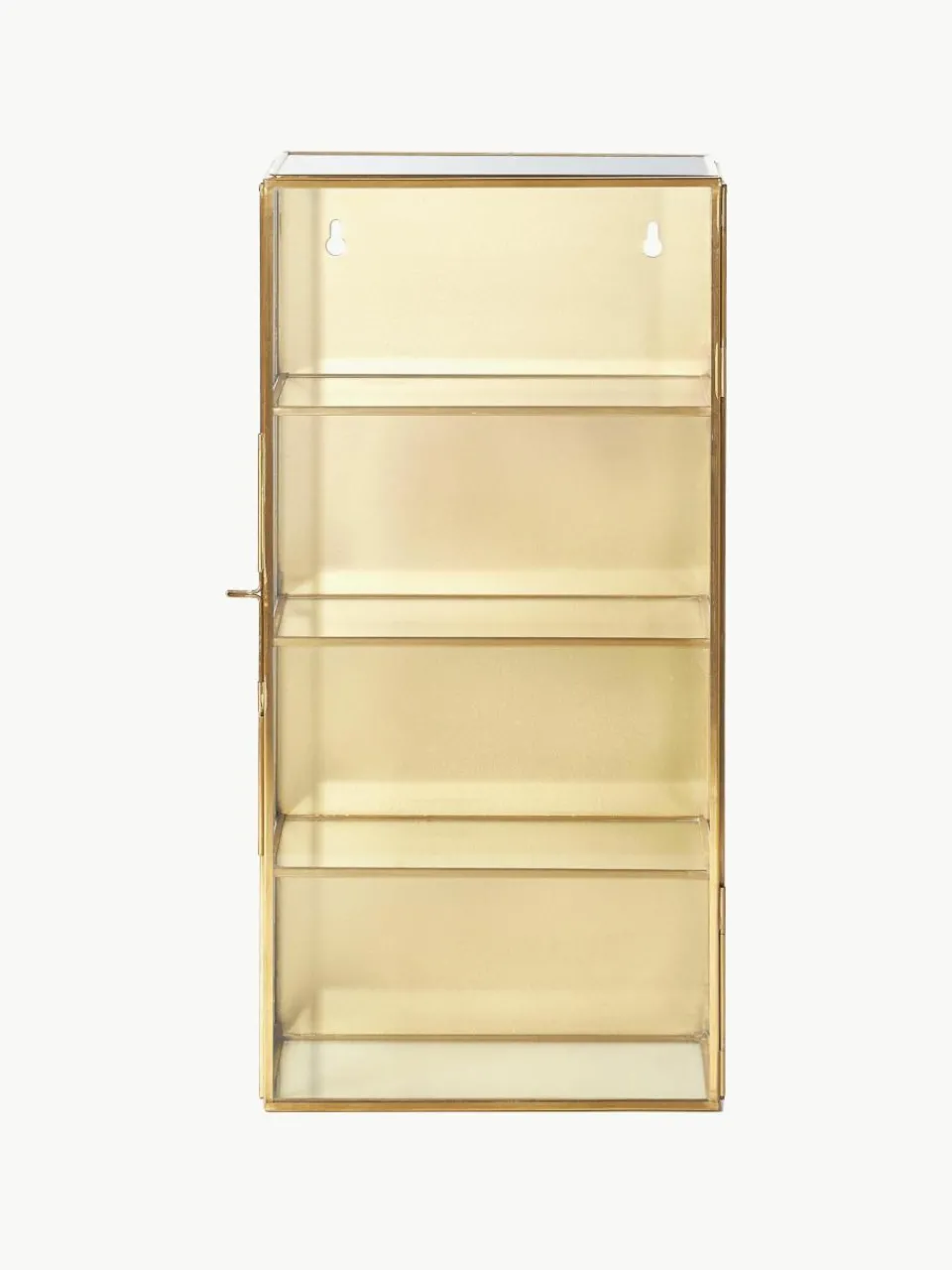 Metalen wandplank Ada met glazen planken en glazen deur^Nordal Sale