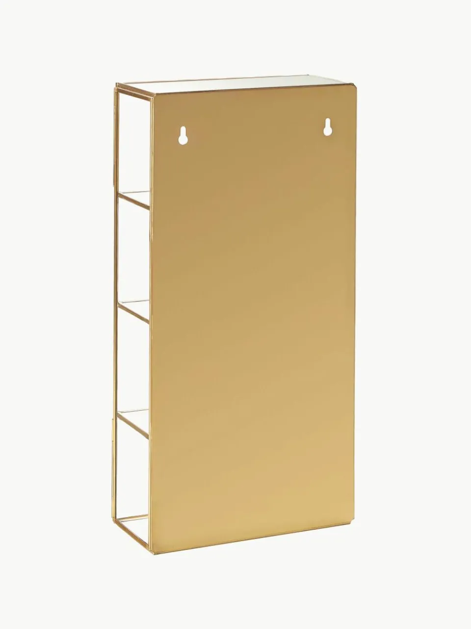 Metalen wandplank Ada met glazen planken en glazen deur^Nordal Sale