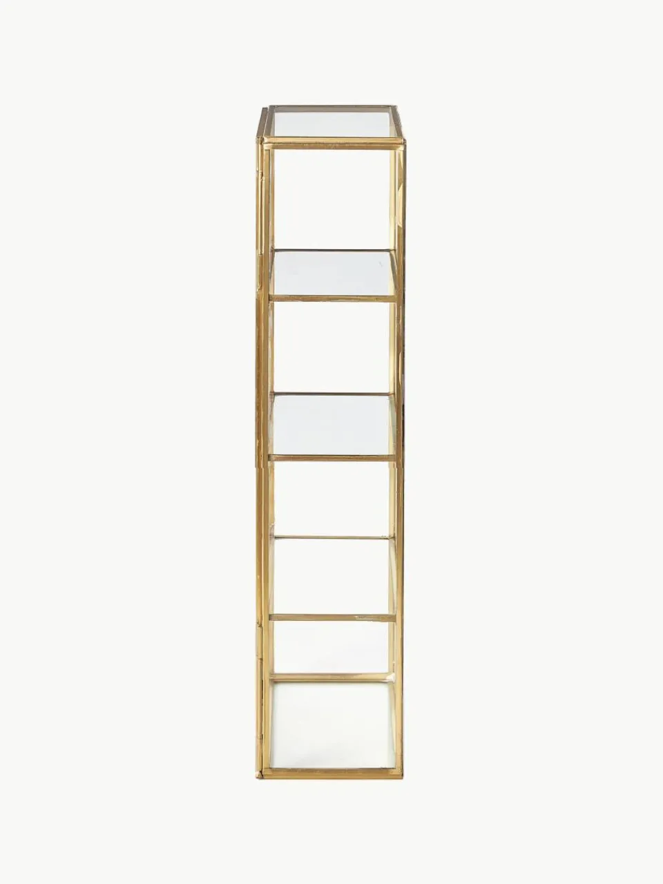 Metalen wandplank Ada met glazen planken en glazen deur^Nordal Sale
