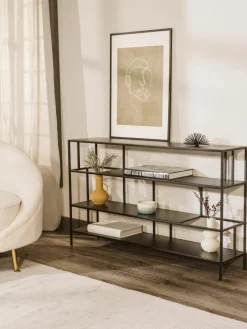 Metalen wandrek Sheldon^Westwing Collection Sale