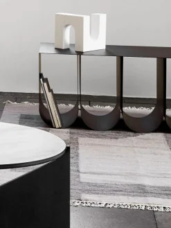 Metalen zitbank Curved^Kristina Dam New