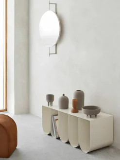 Metalen zitbank Curved^Kristina Dam Outlet