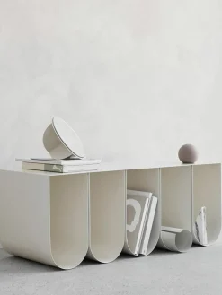 Metalen zitbank Curved^Kristina Dam Outlet