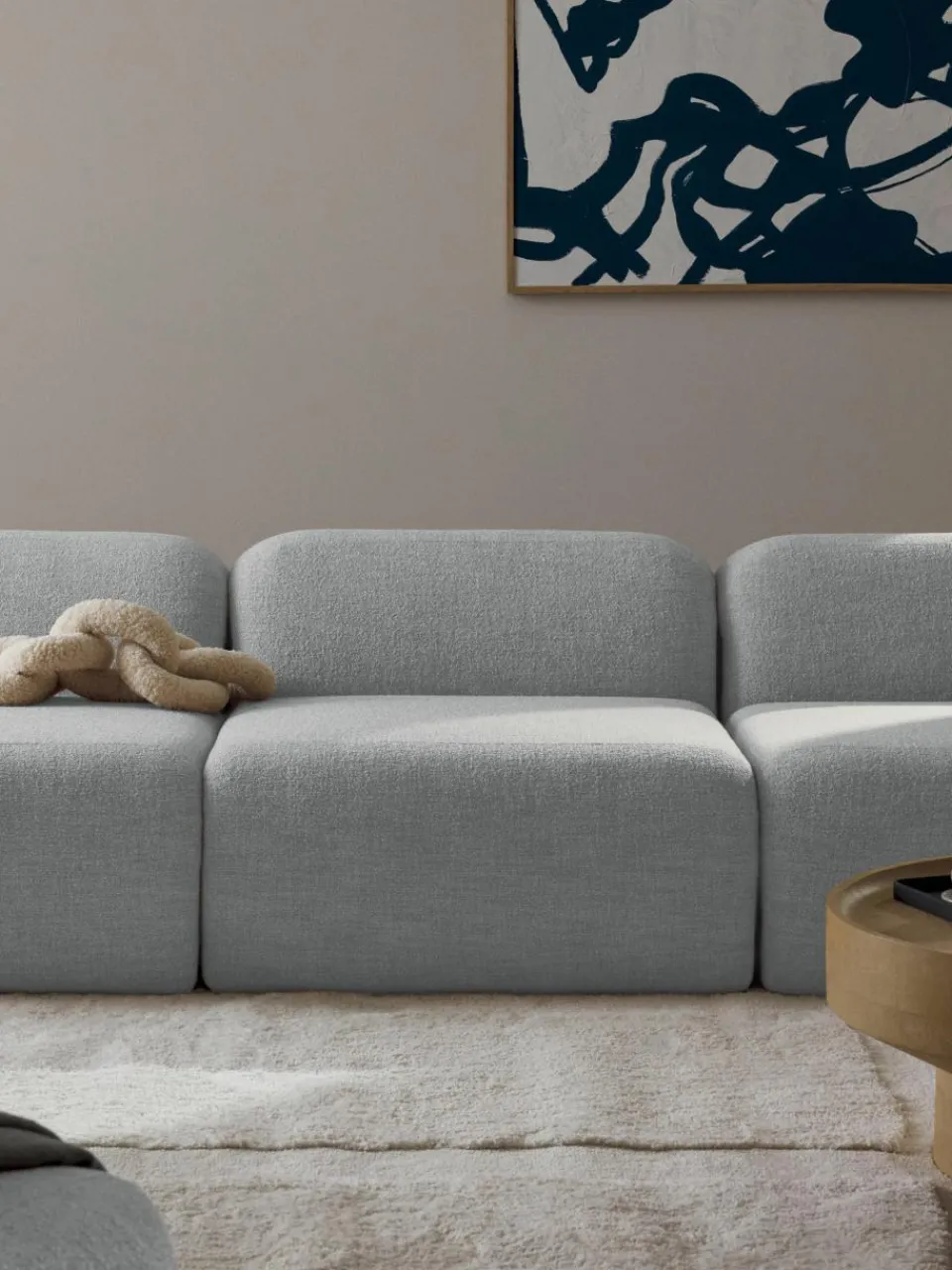 Middelste module Wolke van bouclé^Westwing Collection Online