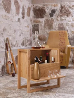 Minibar NewEst van eikenhout^Woodman Clearance