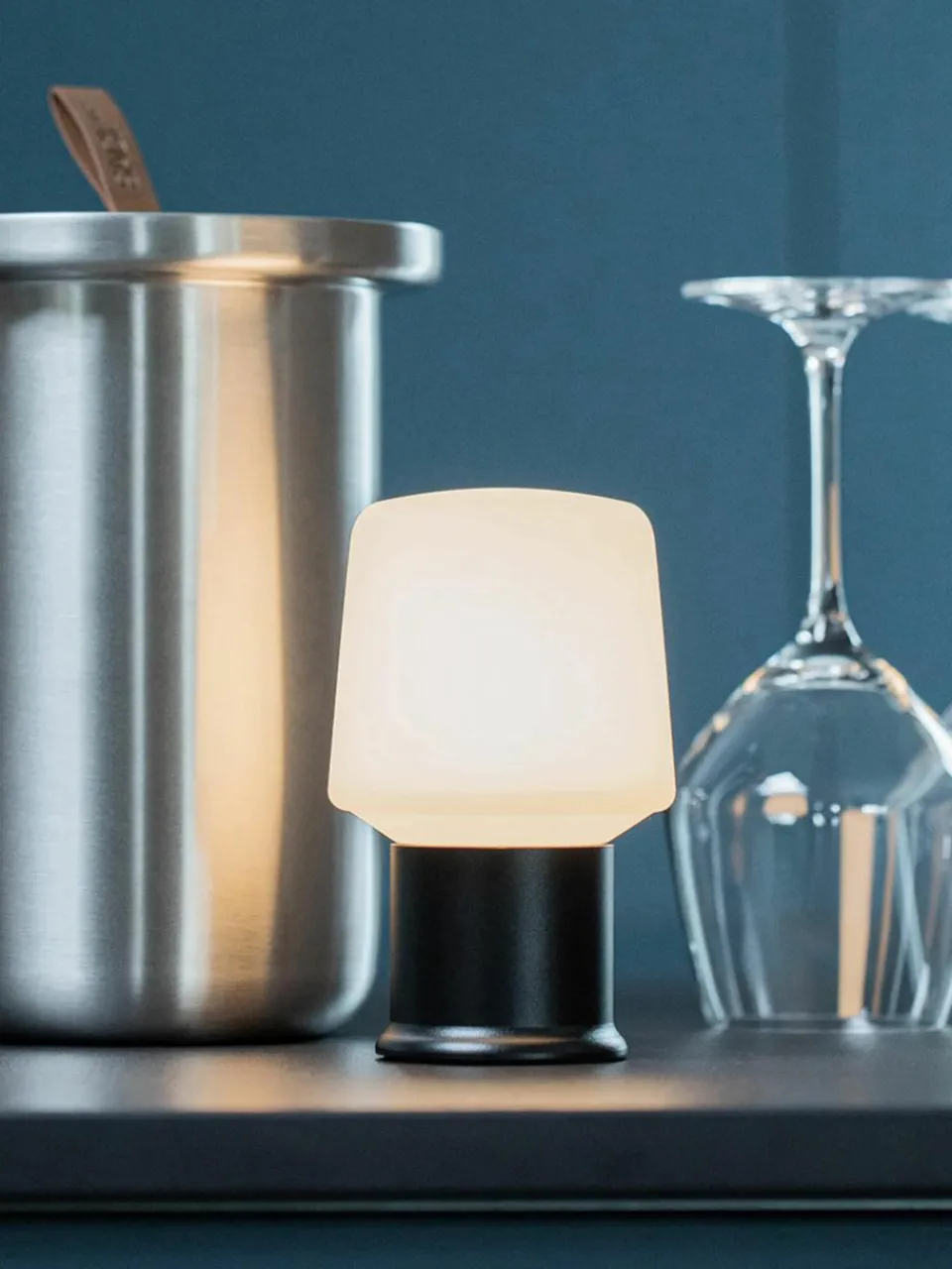 Mobiel LED outdoor tafellamp London, dimbaar^Sack It Outlet